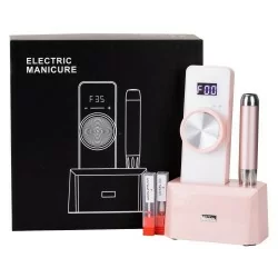 Elektrisk / batteridriven nagelfil - STE-109 - 35000 RPM - Rosa - Slipmaskiner -glamandbeauty.se