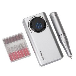 Elektrisk / batteridriven nagelfil - U201 - 35000 RPM - Silver - Slipmaskiner -glamandbeauty.se Elektrisk / batteridriven nagelfil - U201 - 35000 RPM - Silver - Slipmaskiner -glamandbeauty.se
