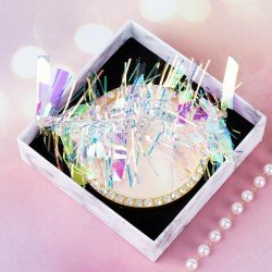 Holografiskt nagelfolie för nageldekorationer - 01 - Nagelfolie -glamandbeauty.se