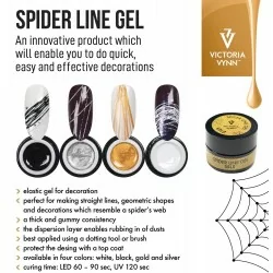 Victoria Vynn - Spider Line - 01 Black - Dekorgelé - Spider -glamandbeauty.se