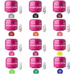 Base One - UV Gel - Paint Gel - 12-pack - Mix - 5 gram - UV-gel Paint Gel -glamandbeauty.se Base One - UV Gel - Paint Gel - 12-pack - Mix - 5 gram - UV-gel Paint Gel -glamandbeauty.se
