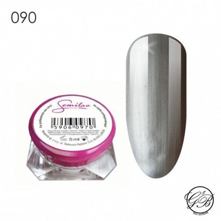 Semilac - UV Gel - Color - Pearl - White Pearl - 090 - 5 ml