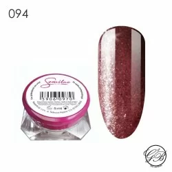 Semilac - UV Gel - Color - Glitter - Pink Gold - 094 - 5 ml - Semilac -glamandbeauty.se