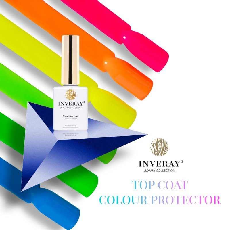 Inveray - Top Coat - No wipe - Colour Protector - 10 ml -Top / Bas - Luxury Collection -glamandbeauty.se