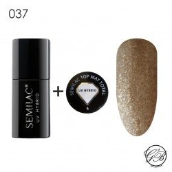 Semilac - Hybrid Gel - Color - Glitter - Gold disco - 037 - 7 ml - Semilac -glamandbeauty.se Semilac - Hybrid Gel - Color - Glitter - Gold disco - 037 - 7 ml - Semilac -glamandbeauty.se