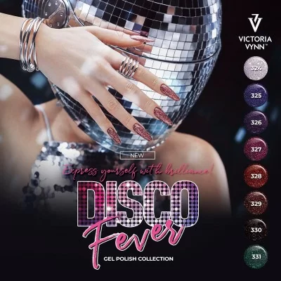 Victoria Vynn - Gel Polish - 324 Disco Ball - Gellack - Enkelfärgad -glamandbeauty.se