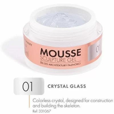 Victoria Vynn - Mousse Sculpture gel - 50ml - Crystal glass 01 - 50 ml -glamandbeauty.se