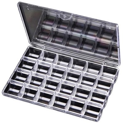 Förvarings box för dekorationer - Plast - 24 fack - Transparent - Färvaring / Väskor -glamandbeauty.se Förvarings box för dekorationer - Plast - 24 fack - Transparent - Färvaring / Väskor -glamandbeauty.se