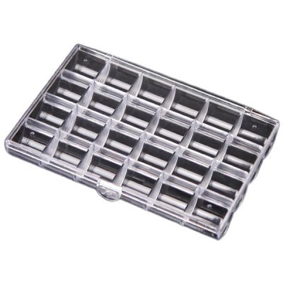 Förvarings box för dekorationer - Plast - 24 fack - Transparent - Färvaring / Väskor -glamandbeauty.se Förvarings box för dekorationer - Plast - 24 fack - Transparent - Färvaring / Väskor -glamandbeauty.se