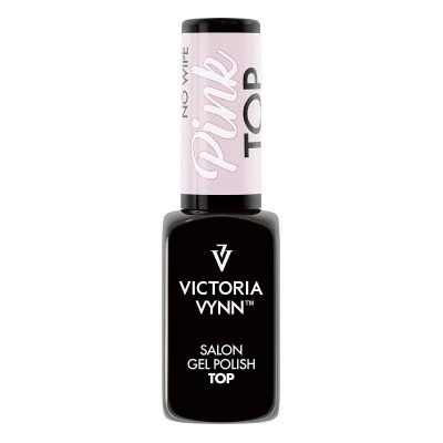 Top coat - Pink - No Wipe - 8 ml - Victoria Vynn - Top / Bas / Remover -glamandbeauty.se