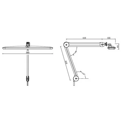 LED - Arbetslampa - Vit - 9503 - 20W - 182 dioder - Arbetslampor -glamandbeauty.se LED - Arbetslampa - Vit - 9503 - 20W - 182 dioder - Arbetslampor -glamandbeauty.se