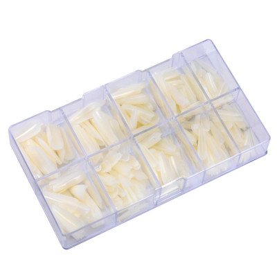 Neutrala - Ballerina tippar medium i box - 500 st - Design tippar - 3D / Stiletto - mfl -glamandbeauty.se