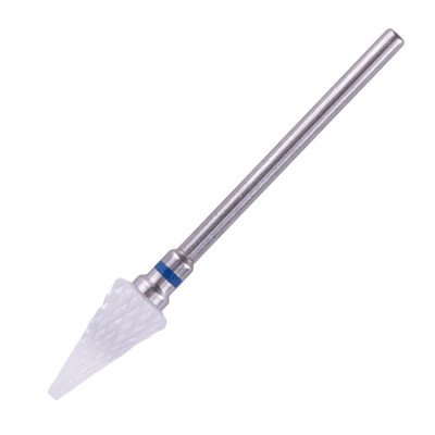 Keramisk slip bits - Vit / Blå - Triangel kon - M 3/32 - Bits -glamandbeauty.se Keramisk slip bits - Vit / Blå - Triangel kon - M 3/32 - Bits -glamandbeauty.se