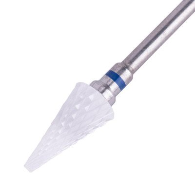 Keramisk slip bits - Vit / Blå - Triangel kon - M 3/32 - Bits -glamandbeauty.se Keramisk slip bits - Vit / Blå - Triangel kon - M 3/32 - Bits -glamandbeauty.se