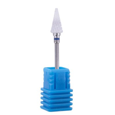 Keramisk slip bits - Vit / Blå - Triangel kon - M 3/32 - Bits -glamandbeauty.se Keramisk slip bits - Vit / Blå - Triangel kon - M 3/32 - Bits -glamandbeauty.se