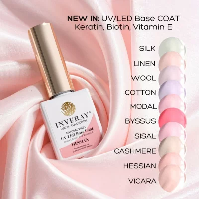 Base coat - Cotton - Natural Vibes - 10 ml - Top / Bas - Luxury Collection -glamandbeauty.se