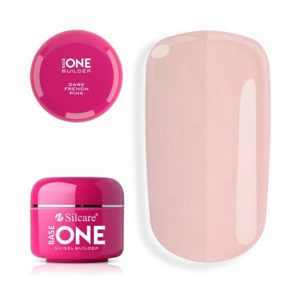 Base One -  Builder - French Pink Dark - 15 gram - Silcare