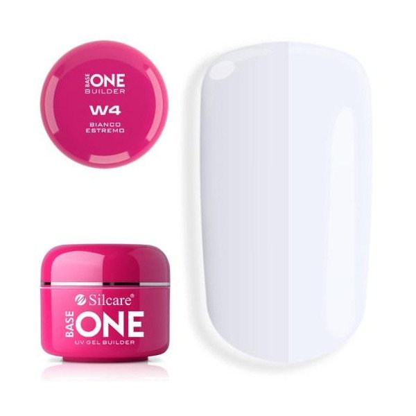 Silcare - Base One - Builder - W4 Bianco Estremo - 50 gram