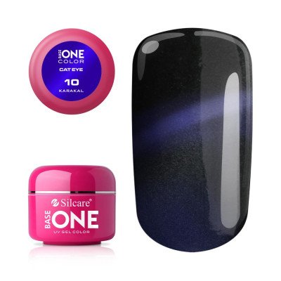 Base One - UV Gel - Cat Eye - Karakal - 10 - 5 gram - UV-gel Cat eye  -glamandbeauty.se