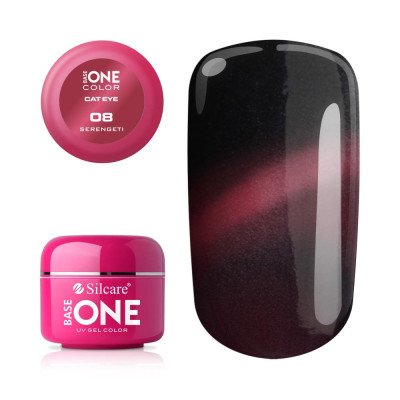 Base One - UV Gel - Cat Eye - Serengeti - 08 - 5 gram - UV-gel Cat eye  -glamandbeauty.se