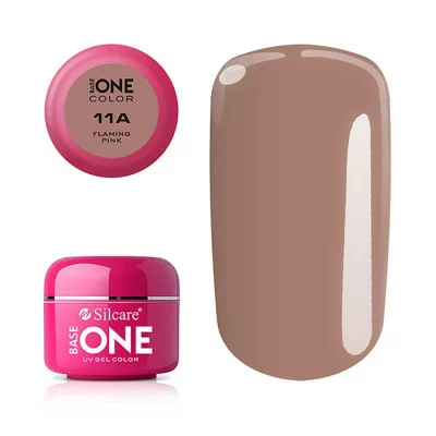 Base one - Color - UV Gel - Flaming Pink - 11A - 5 gram - UV-gel Enfärgad -glamandbeauty.se