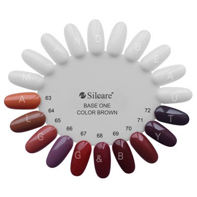 Base One Solid 12-pack - 5 gram - Silcare - Set med gelér - Multipack -glamandbeauty.se
