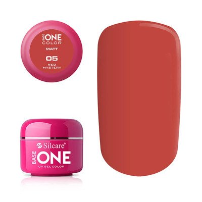 Base One - UV Gel - Matt - Red Mystery - 05 - 5 gram - UV-gel Matt -glamandbeauty.se