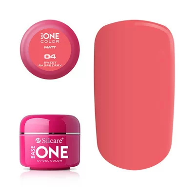 Base One - UV Gel - Matt - Sweet Raspberry - 04 - 5g - UV-gel Matt -glamandbeauty.se