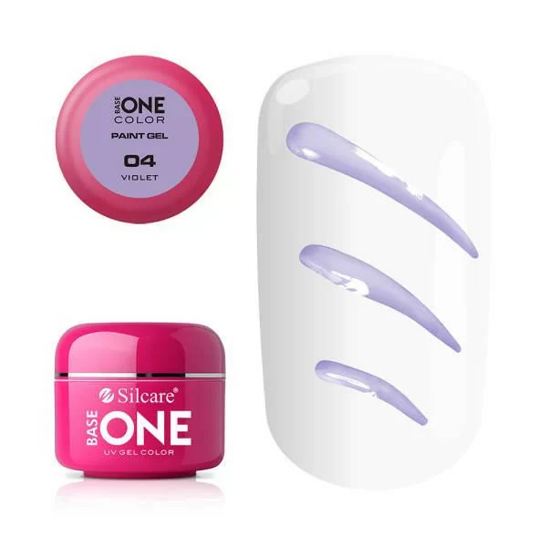 Base One - UV Gel - Paint Gel - Violet - 04 - 5 gram