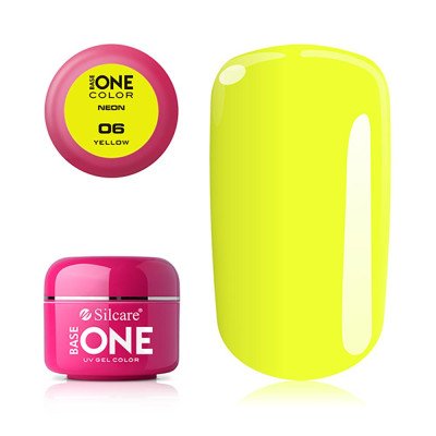 Base one - UV Gel - Neon - Yellow - 06 - 5 gram - UV-gel Neon -glamandbeauty.se Base one - UV Gel - Neon - Yellow - 06 - 5 gram - UV-gel Neon -glamandbeauty.se