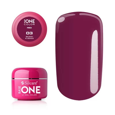 Base one - Color - RED - UV Gel - Berry Kisses - 03 - 5 gram - UV-gel Alla -glamandbeauty.se