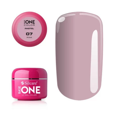 Base One - UV Gel - Pastel Shades - Pink - 07 -5 gram - UV-gel Pastel -glamandbeauty.se