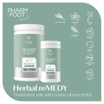 Fotbadsalt 500g - HERBAL reMEDY - Pharm Foot - VV - Pharm foot -glamandbeauty.se