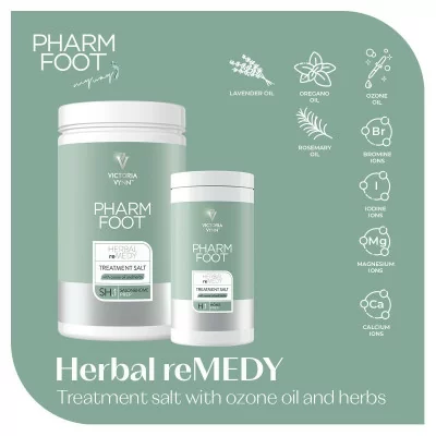 Fotbadsalt 1250g - HERBAL reMEDY - Pharm foot - VV - Pharm foot -glamandbeauty.se