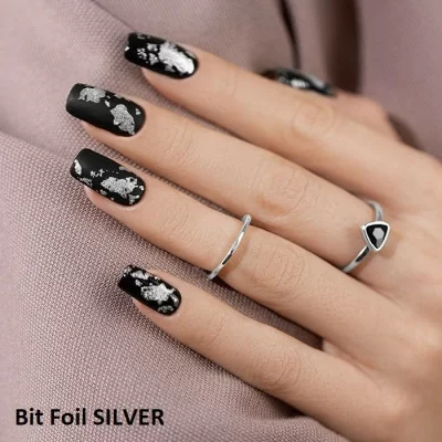 Nagel folie - Transfer foil - Silver - Victoria Vynn - Nagelfolie -glamandbeauty.se