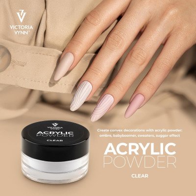 Victoria Vynn - Akryl Pulver - Transparent - 10g - Chrome Pigment -glamandbeauty.se
