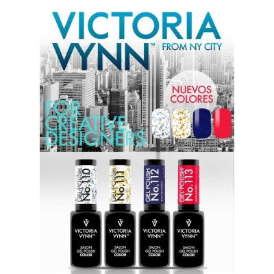 Victoria Vynn - Gel Polish - 110 Silver Foil - Gellack - Glitter -glamandbeauty.se
