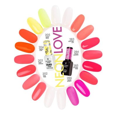 Victoria Vynn - Pure Creamy - 204 Neon Chic - Gellack - Enkelfärgad -glamandbeauty.se