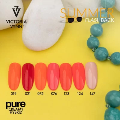 Victoria Vynn - Pure Creamy - 124 Shocking Coral - Gellack - Enkelfärgad -glamandbeauty.se