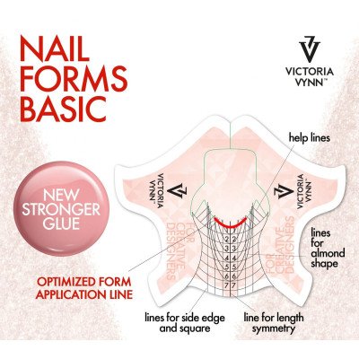 Nagelmallar - 400 st Basic - Victoria Vynn - Nagelmallar  -glamandbeauty.se