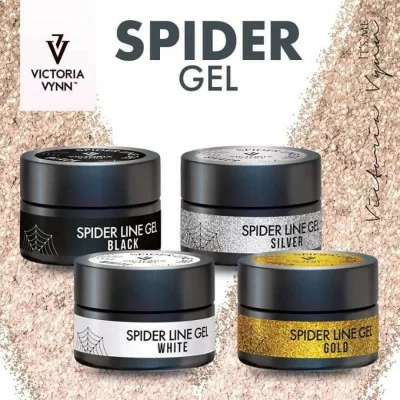 Victoria Vynn - Spider Line - 01 Black - Dekorgelé - Spider -glamandbeauty.se