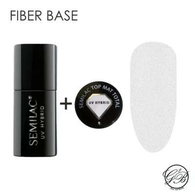 Semilac - Hybrid Gel - Fiber Base - 7 ml - Semilac -glamandbeauty.se