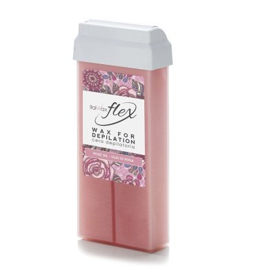 100g Rose Oil - Roll on vax - Flex - Italwax - Varmvax - Roll on -glamandbeauty.se