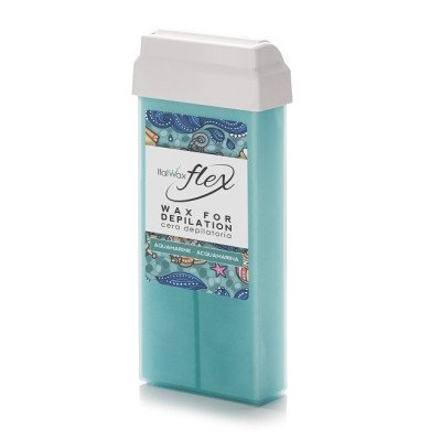 100g Aquamarina - Roll on vax - Flex - Italwax - Varmvax - Roll on -glamandbeauty.se