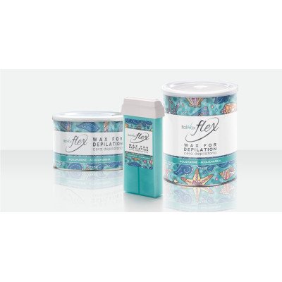100g Aquamarina - Roll on vax - Flex - Italwax - Varmvax - Roll on -glamandbeauty.se