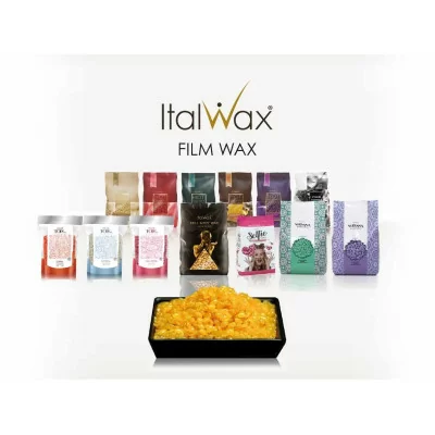 Vax i flingor - Azulene - 1 kg - Italwax - Varmvax - Flingor -glamandbeauty.se