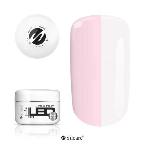 High Light LED Gel - Builder Pink - 100 g - Silcare