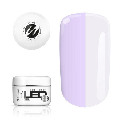 High Light LED Gel - Builder Violet - 100 g - Silcare - Builder -glamandbeauty.se High Light LED Gel - Builder Violet - 100 g - Silcare - Builder -glamandbeauty.se