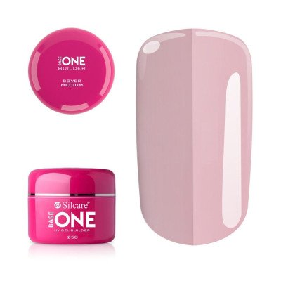 Base One - Builder - Cover Medium - 250 gram - Silcare - 250g -glamandbeauty.se Base One - Builder - Cover Medium - 250 gram - Silcare - 250g -glamandbeauty.se