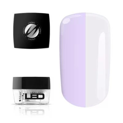 High Light LED Gel - Builder Violet - 30 g - Silcare - Builder -glamandbeauty.se